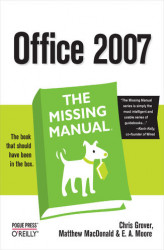 Okładka: Office 2007: The Missing Manual. The Missing Manual