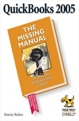 Okładka: QuickBooks 2005: The Missing Manual. The Missing Manual
