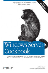 Okładka: Windows Server Cookbook. For Windows Server 2003 & Windows 2000