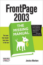 Okładka: FrontPage 2003: The Missing Manual