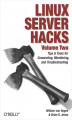 Okładka książki: Linux Server Hacks, Volume Two. Tips & Tools for Connecting, Monitoring, and Troubleshooting