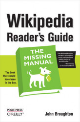 Okładka: Wikipedia Reader's Guide: The Missing Manual. The Missing Manual