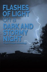 Okładka: Flashes of Light on a Dark and Stormy Night: A Flash Fiction Anthology