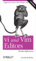 Okładka książki: vi and Vim Editors Pocket Reference. Support for every text editing task