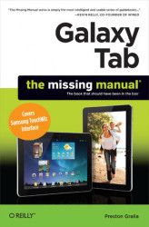Okładka: Galaxy Tab: The Missing Manual. Covers Samsung TouchWiz Interface