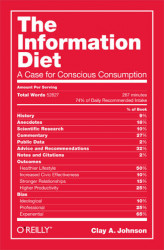 Okładka: The Information Diet. A Case for Conscious Consumption