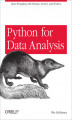 Okładka książki: Python for Data Analysis. Data Wrangling with Pandas, NumPy, and IPython
