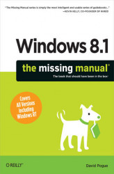 Okładka: Windows 8.1: The Missing Manual