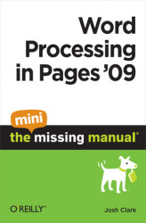Okładka: Word Processing in Pages '09: The Mini Missing Manual