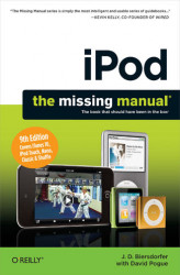 Okładka: iPod: The Missing Manual. The Missing Manual. 9th Edition