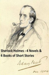 Okładka: Sherlock Holmes: 4 Novels and 4 Books of Stories