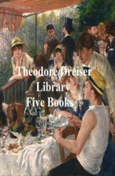 Okładka: Theodore Dreiser Library: five books