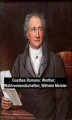 Okładka książki: Goethes Romane: Werther, Wahlverwandschaften, Wilhelm Meister