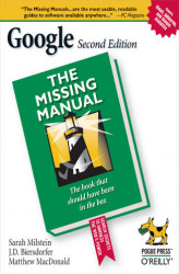 Okładka: Google: The Missing Manual. The Missing Manual