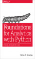 Okładka książki: Foundations for Analytics with Python. From Non-Programmer to Hacker