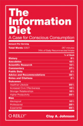Okładka: The Information Diet. A Case for Conscious Comsumption