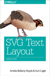 Okładka: SVG Text Layout. Words as Art