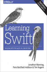 Okładka: Learning Swift. Building Apps for macOS, iOS, and Beyond. 2nd Edition