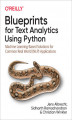 Okładka książki: Blueprints for Text Analytics Using Python