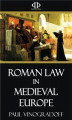 Okładka książki: Roman Law in Medieval Europe