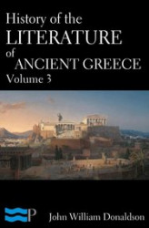 Okładka: History of the Literature of Ancient Greece Volume 3