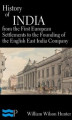 Okładka książki: History of India, From the First European Settlements to the Founding of the English East India Company