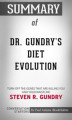 Okładka książki: Summary of Dr. Gundry’s Diet Evolution by Dr. Steven Gundry. Conversation Starters