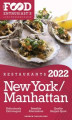 Okładka książki: 2022 New York / Manhattan Restaurants