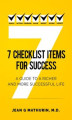 Okładka książki: 7 Checklist Items for Success