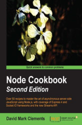 Okładka: Node Cookbook. Transferring your JavaScript skills to server-side programming is simplified with this comprehensive cookbook. Each chapter focuses on a different aspect of Node, featuring recipes supported with lots of illustrations, tips, and hints
