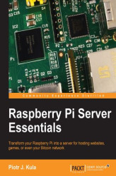 Okładka: Raspberry Pi Server Essentials. If you want to use Raspberry Pi as a server, this is the book that makes it all possible. Covering a wide range of projects – from network storage to a game server – you'll learn in easy, engaging steps
