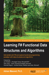 Okładka: Learning F# Functional Data Structures and Algorithms. Get started with F# and explore functional programming paradigm with data structures and algorithms