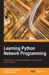 Okładka: Learning Python Network Programming. Utilize Python 3 to get network applications up and running quickly and easily