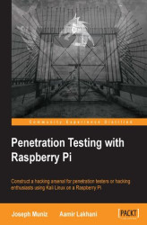 Okładka: Penetration Testing with Raspberry Pi. Construct a hacking arsenal for penetration testers or hacking enthusiasts using Kali Linux on a Raspberry Pi