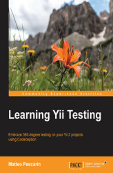 Okładka: Learning Yii Testing. Embrace 360-degree testing on your Yii 2 projects using Codeception