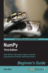 Okładka: NumPy: Beginner's Guide. Build efficient, high-speed programs using the high-performance NumPy mathematical library