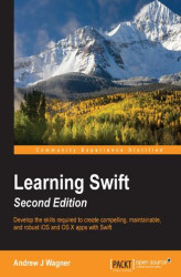 Okładka: Learning Swift. Click here to enter text. - Second Edition