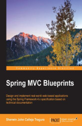 Okładka: Spring MVC Blueprints. Design and implement real-world web-based applications using the Spring Framework 4.x specification based on technical documentation