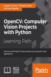 Okładka: OpenCV: Computer Vision Projects with Python. Develop computer vision applications with OpenCV
