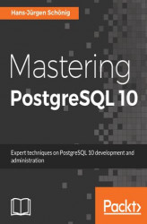 Okładka: Mastering PostgreSQL 10