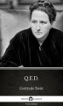 Okładka książki: Q.E.D. by Gertrude Stein. Delphi Classics (Illustrated)