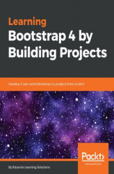 Okładka: Learning Bootstrap 4 by Building Projects