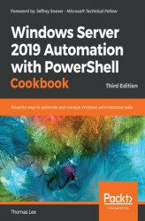 Okładka: Windows Server 2019 Automation with PowerShell Cookbook