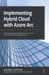 Okładka: Implementing Hybrid Cloud with Azure Arc