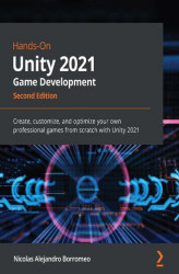 Okładka: Hands-On Unity 2021 Game Development