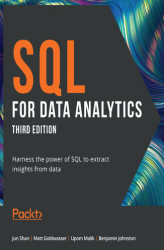 Okładka: SQL for Data Analytics - Third Edition