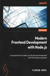 Okładka: Modern Frontend Development with Node.js