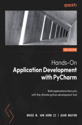 Okładka: Hands-On Application Development with PyCharm. Build applications like a pro with the ultimate python development tool - Second Edition