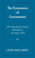 Okładka książki: The Economics of Government