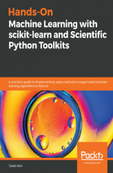 Okładka: Hands-On Machine Learning with scikit-learn and Scientific Python Toolkits